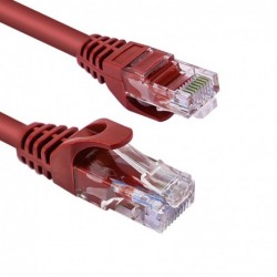 Cavo di Rete Ethernet Vultech UTP TAAU002-UTP-RD Categoria 6 24AWG 25 Cm Rosso