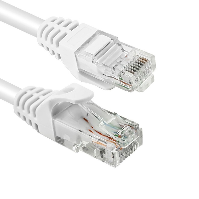 Cavo di Rete Ethernet Vultech UTP TAAU002-UTP-WH Categoria 6 24AWG 25 Cm Bianco Cavo di Rete Ethernet Vultech UTP TAAU002-UTP-WH Categoria 6 24AWG 25 Cm Bianco