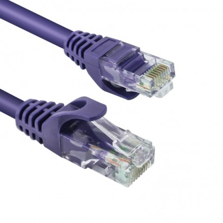Cavo di Rete Ethernet Vultech UTP TAAU020-UTP-VL Categoria 6 24AWG 200 Cm 2Mt Viola