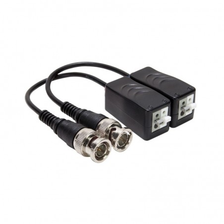 Coppia Video Balun Passivo Vultech VS-BLP4201-HD Video RJ45 AHD/TVI/CVI/960H Fino a 400Mt