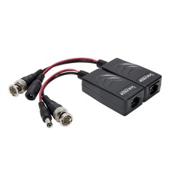 Coppia Video Balun Passivo Vultech VS-BLP4302-HD Video + Alimentazione RJ45 Fino a 440Mt