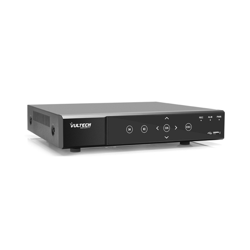 NVR 8 Canali Ultra-HD POE Vultech VS-NVR7508-POE-UHD Fino A 8Mpx H.265 HDMI P2P CLOUD 1 HD 4K