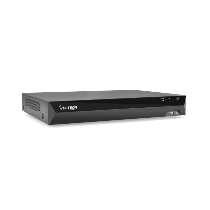 NVR 4 Canali ULTRA-HD POE Vultech VS-NVR8504-POE-UHD Fino A 8Mpx H.265 Hdmi P2P Cloud 1 HDD Alarm. 4K