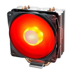 Dissipatore Deepcool Gammaxx 400 V2 Per Cpu Amd Am4 & Intel 4 Heatpipes 1*Fan Led Rosso PWM 120mm