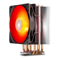 Dissipatore Deepcool Gammaxx 400 V2 Per Cpu Amd Am4 & Intel 4 Heatpipes 1*Fan Led Rosso PWM 120mm
