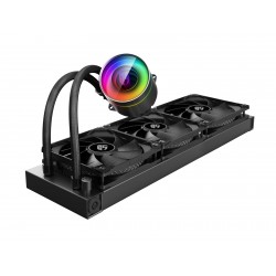 Dissipatore a Liquido Deepcool Castle 360EX Nero Anti-Leak Rainbow per CPU Intel & Amd AM4 3*Fan 120mm