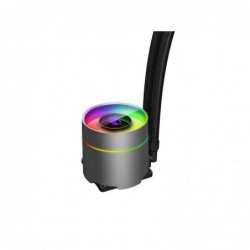 Dissipatore a Liquido Deepcool Castle 360EX Nero Anti-Leak Rainbow per CPU Intel & Amd AM4 3*Fan 120mm
