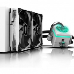 Dissipatore a Liquido Deepcool Captain 240X Bianco Anti-Leak RGB per CPU Intel & Amd AM4 2*Fan 120mm