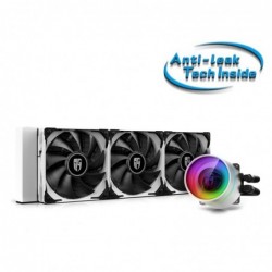 Dissipatore a Liquido Deepcool Castle 360EX Bianco Anti-Leak Rainbow per CPU Intel & Amd AM4 3*Fan 120mm