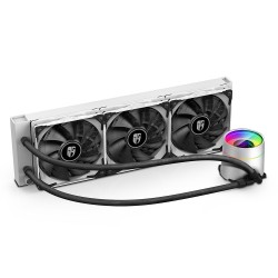 Dissipatore a Liquido Deepcool Castle 360EX Bianco Anti-Leak Rainbow per CPU Intel & Amd AM4 3*Fan 120mm