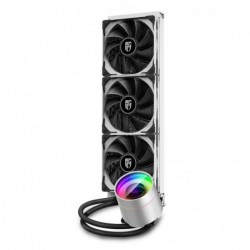 Dissipatore a Liquido Deepcool Castle 360EX Bianco Anti-Leak Rainbow per CPU Intel & Amd AM4 3*Fan 120mm