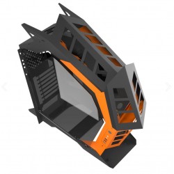 Case Atx Noua Vision Z8 Black/Orange 1.2MM SPCC 3*USB3.0/2.0 Front Metal & Dual Side Glass